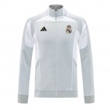 Chaqueta del Real Madrid 25-26 Gris Blanco