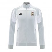 Chaqueta del Real Madrid 25-26 Gris Blanco