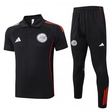 Conjunto Polo del Ajax 25-26 Negro