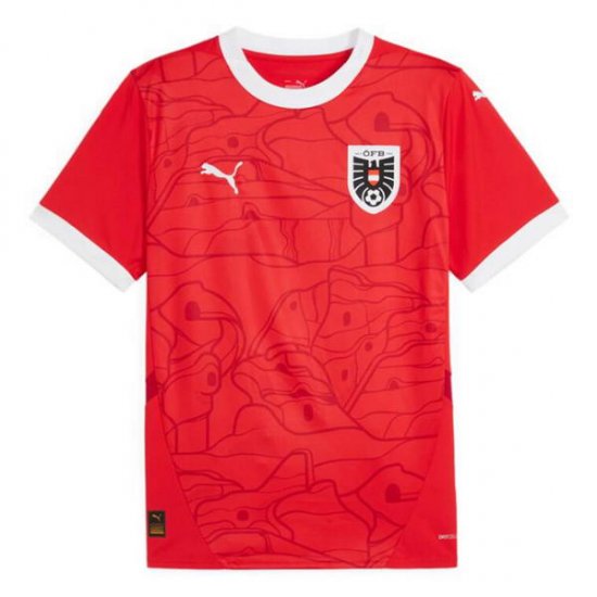 Tailandia Camiseta Austria 1ª 2024 - Haga un click en la imagen para cerrar