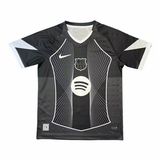 Tailandia Camiseta Barcelona Special 25-26 Negro Blanco - Haga un click en la imagen para cerrar