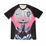 Tailandia Camiseta Brasil Jesus 2026 Gris Rosa