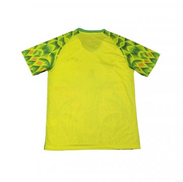 Tailandia Camiseta Brasil Jesus 25-26 Amarillo Blanco