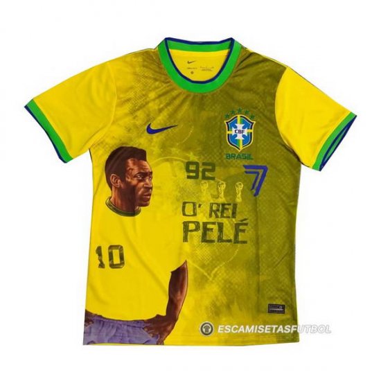 Tailandia Camiseta Brasil Pele Special 2022 - Haga un click en la imagen para cerrar
