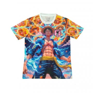 Tailandia Camiseta Japon Anime 2025 Naranja Azul