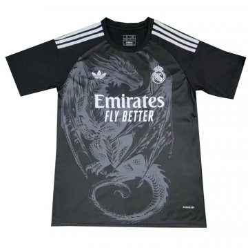 Tailandia Camiseta Real Madrid Dragon 24-25 Negro Gris