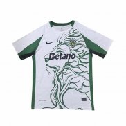 Tailandia Camiseta Sporting Special 25-26 Blanco Verde
