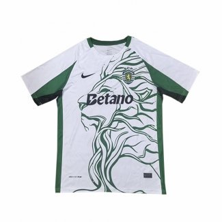 Tailandia Camiseta Sporting Special 25-26 Blanco Verde
