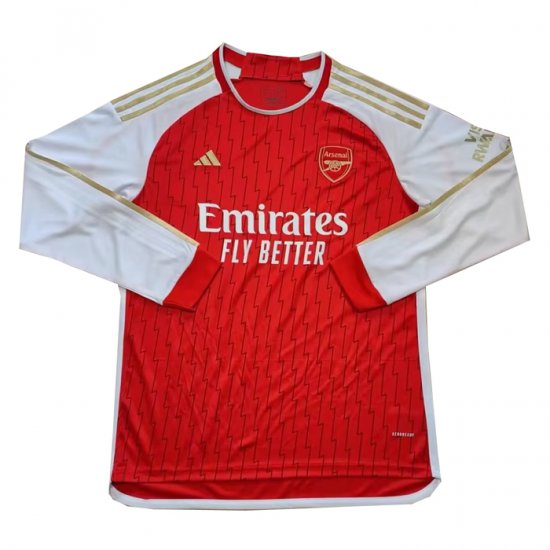 Camiseta Arsenal 1ª Manga Larga 23-24 - Haga un click en la imagen para cerrar