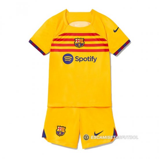 Camiseta Barcelona 4ª Nino 22-23 - Haga un click en la imagen para cerrar