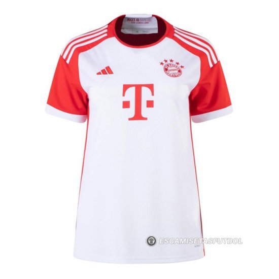 Camiseta Bayern Munich 1ª Mujer 23-24 - Haga un click en la imagen para cerrar