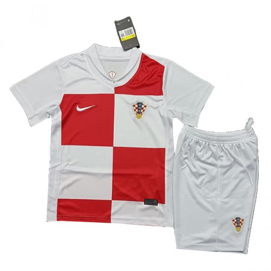 Camiseta Croacia 1ª Nino 2024 - Haga un click en la imagen para cerrar