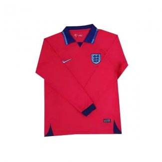 Camiseta Inglaterra 2ª Manga Larga 2022