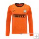 Camiseta Inter Milan Portero Manga Larga 20-21 Naranja