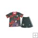 Camiseta Japon Anime Nino 2025-26 Negro Rojo
