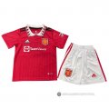 Camiseta Manchester United Primera Nino 22-23
