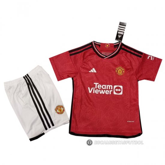 Camiseta Manchester United 1ª Nino 23-24 - Haga un click en la imagen para cerrar