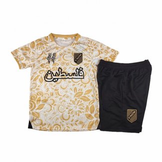 Camiseta Palestina Special Nino 25-26 Amarillo