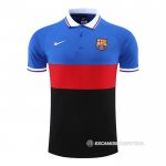 Camiseta Polo del Barcelona 22-23 Azul Rojo Negro