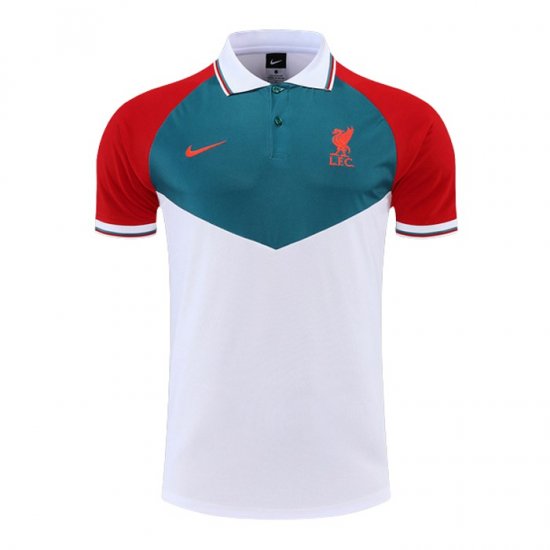 Camiseta Polo del Liverpool 22-23 Verde Blanco Rojo - Haga un click en la imagen para cerrar