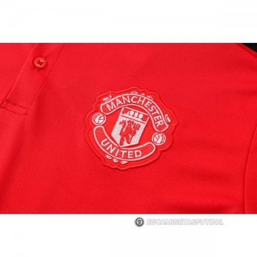 Camiseta Polo del Manchester United 22-23 Rojo