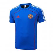 Camiseta Polo del Manchester United 25-26 Azul