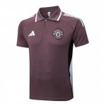 Camiseta Polo del Manchester United 25-26 Marron