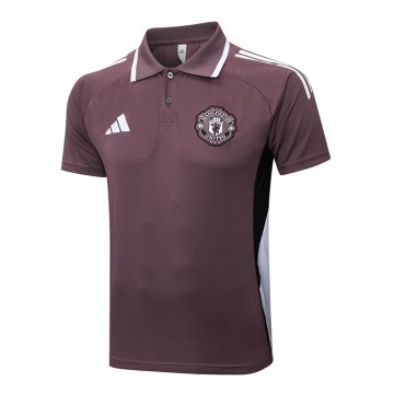 Camiseta Polo del Manchester United 25-26 Marron