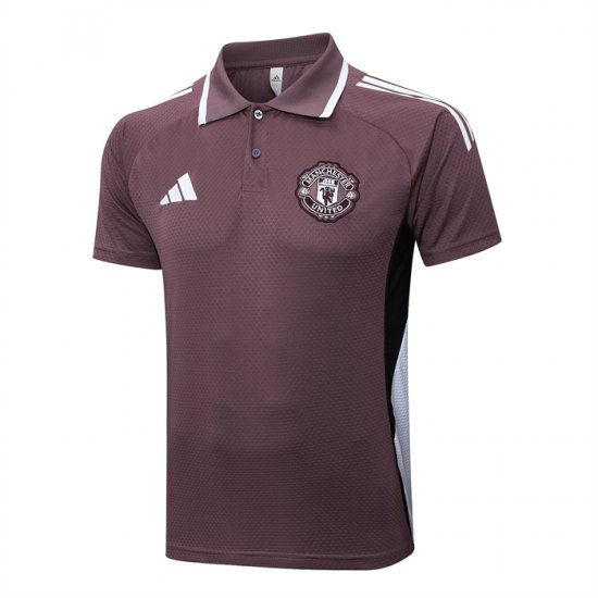 Camiseta Polo del Manchester United 25-26 Marron - Haga un click en la imagen para cerrar