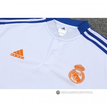 Camiseta Polo del Real Madrid 22-23 Blanco y Azul