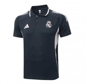 Camiseta Polo del Real Madrid 25-26 Gris Rosa