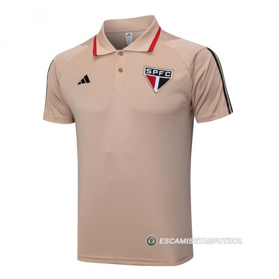 Camiseta Polo del Sao Paulo 23-24 Amarillo - Haga un click en la imagen para cerrar