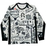 Camiseta Pre Partido del America Manga Larga 2024 Blanco