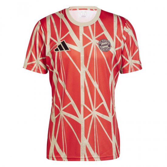 Camiseta Pre Partido del Bayern Munich 2024 Rojo - Haga un click en la imagen para cerrar