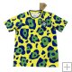 Camiseta Pre Partido del Brasil 2024 Amarillo Verde