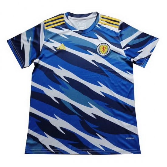 Camiseta Pre Partido del Escocia 2024 Azul - Haga un click en la imagen para cerrar