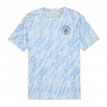 Camiseta Pre Partido del Manchester City 25-26 Azul