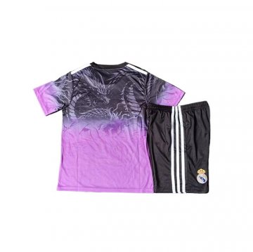 Camiseta Real Madrid Dragon Nino 25-26 Purpura