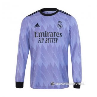 Camiseta Real Madrid 2ª Manga Larga 22-23