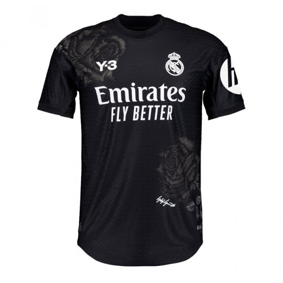 Camiseta Real Madrid Y-3 Portero 2024 Negro - Haga un click en la imagen para cerrar