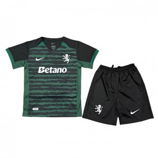 Camiseta Sporting Special Nino 25-26 Verde Negro