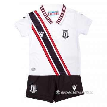 Camiseta Stoke City 2ª Nino 22-23 Blanco