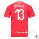 Camiseta Suiza Jugador Rodriguez 1ª 2018