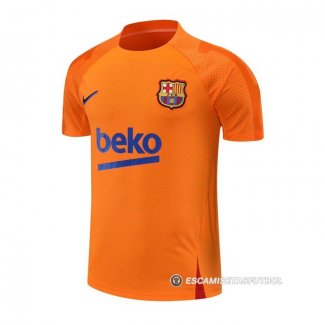 Camiseta de Entrenamiento Barcelona 22-23 Naranja