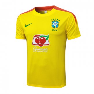 Camiseta de Entrenamiento Brasil 25-26 Amarillo