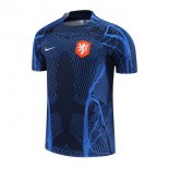 Camiseta de Entrenamiento Paises Bajos 2022-23 Azul