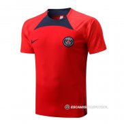 Camiseta de Entrenamiento Paris Saint-Germain 22-23 Rojo