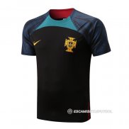 Camiseta de Entrenamiento Portugal 22-23 Negro