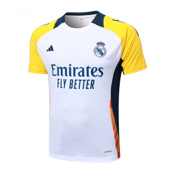 Camiseta de Entrenamiento Real Madrid 24-25 Blanco - Haga un click en la imagen para cerrar