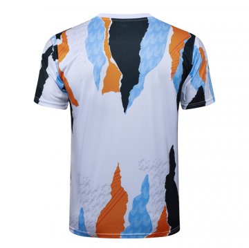 Camiseta de Entrenamiento Real Madrid 24-25 Blanco y Amarillo